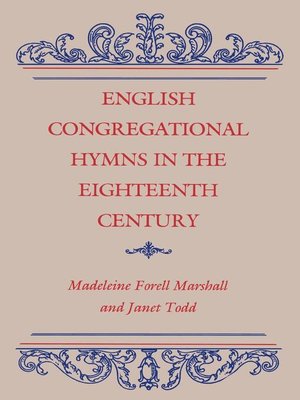 cover image of English Congregational Hymns in the Eighteenth Century